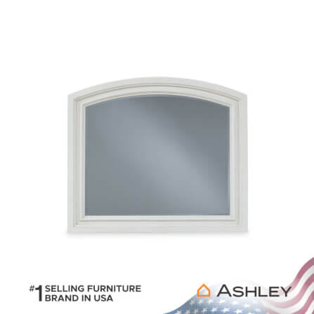 กระจกตั้งโต๊ะ ASHLEY FURNITURE HOMESTORE รุ่น ROBBINSDALE/107X92 สีขาววินเทจ_2