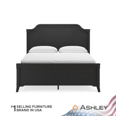 เตียงนอนขนาด 6 ฟุต ASHLEY FURNITURE HOMESTORE รุ่น WELLTERN/180 สีดำ_2