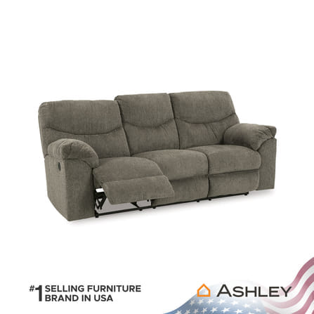 โซฟาปรับเอนนอน 3 ที่นั่ง ASHLEY FURNITURE HOMESTORE รุ่น ALPHONS/3RR สีน้ำตาล_2