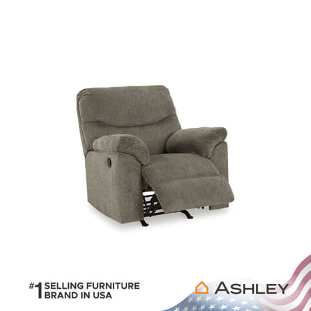 เก้าอี้ปรับเอนนอน 1 ที่นั่ง ASHLEY FURNITURE HOMESTORE รุ่น ALPHONS/1R สีน้ำตาล_2
