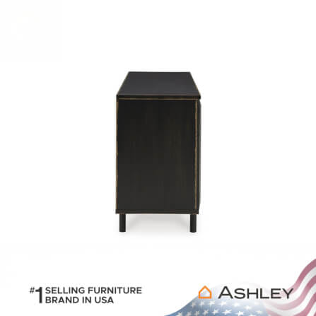 ตู้เตี้ยบานเปิด ASHLEY FURNITURE HOMESTORE รุ่น FAIR RIDGE/183 สีดำวินเทจ_3