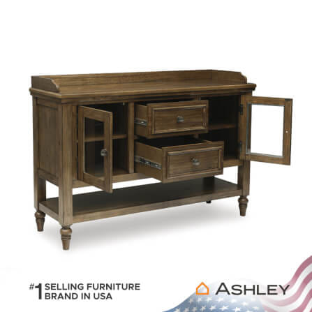 ตู้เตี้ยบานผสม ASHLEY FURNITURE HOMESTORE รุ่น STURLAYNE/142 สีน้ำตาล_3