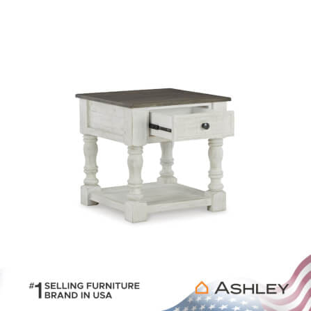 โต๊ะข้าง ASHLEY FURNITURE HOMESTORE รุ่น HAVALANCE/63 สีขาววินเทจ_3