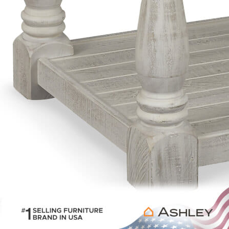 โต๊ะข้าง ASHLEY FURNITURE HOMESTORE รุ่น HAVALANCE/66 สีขาววินเทจ_3