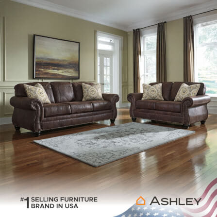 โซฟา 3 ที่นั่ง ASHLEY FURNITURE HOMESTORE รุ่น W80070-O/3 สีน้ำตาลเข้ม_3