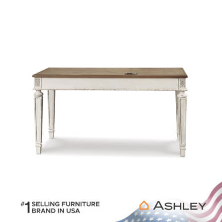 โต๊ะทำงาน ASHLEY FURNITURE HOMESTORE รุ่น REALYN/152 สีขาววินเทจ_3
