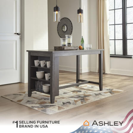 โต๊ะบาร์ ASHLEY FURNITURE HOMESTORE รุ่น CAITBROOK/152 สีน้ำตาลเข้ม_3