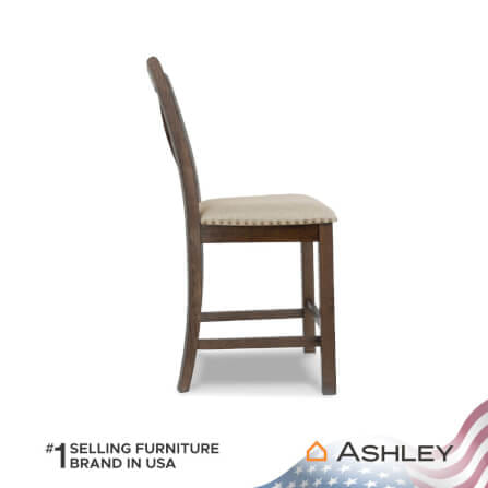เก้าอี้บาร์ ASHLEY FURNITURE HOMESTORE รุ่น MORIVILLE สีเบจ_3
