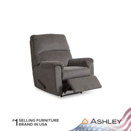 โซฟาปรับเอนนอน 1 ที่นั่ง ASHLEY FURNITURE HOMESTORE รุ่น NERVIANO/1R สีเทา_3