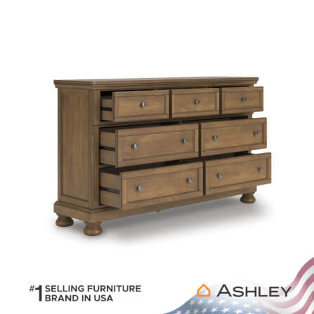 ตู้ลิ้นชัก 7 ลิ้นชัก ASHLEY FURNITURE HOMESTORE รุ่น VANDENMORE/166 สีน้ำตาล_3