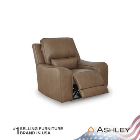 เก้าอี้ปรับเอนนอนไฟฟ้า 1 ที่นั่ง ASHLEY FURNITURE HOMESTORE รุ่น SILVERBROOKE/1RM สีน้ำตาล_3