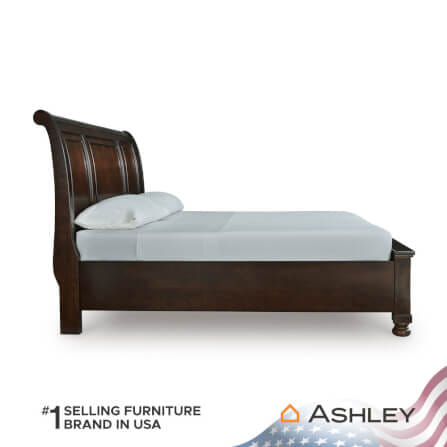 เตียงนอนขนาด 6 ฟุต ASHLEY FURNITURE HOMESTORE รุ่น PORTER/180 สีน้ำตาล_3