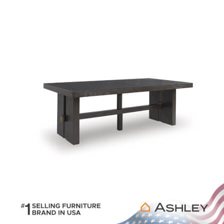 โต๊ะอาหาร ปรับขนาดได้ ASHLEY FURNITURE HOMESTORE รุ่น BURKHAUS/223-314 สีน้ำตาลเข้ม_3