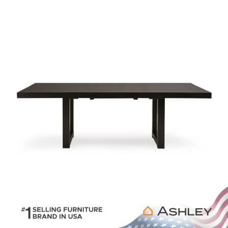 โต๊ะอาหาร ปรับขนาดได้ ASHLEY FURNITURE HOMESTORE รุ่น NEYMORTON/183-228 สีน้ำตาลเข้ม_3