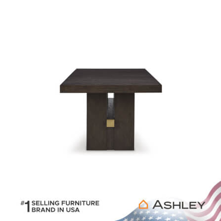 โต๊ะอาหาร ปรับขนาดได้ ASHLEY FURNITURE HOMESTORE รุ่น BURKHAUS/182-228 สีน้ำตาลเข้ม_3
