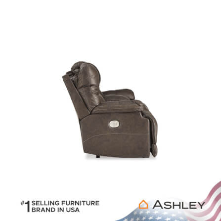 โซฟาปรับเอนไฟฟ้า 2 ที่นั่งพร้อมที่วางแขน ASHLEY FURNITURE HOMESTORE รุ่น WURSTROW/2RRM สีน้ำตาล_3