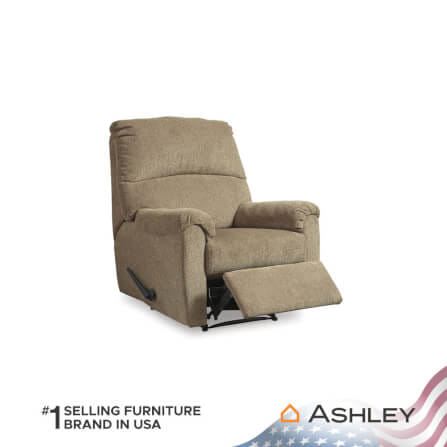 โซฟาปรับเอนนอน 1 ที่นั่ง ASHLEY FURNITURE HOMESTORE รุ่น NERVIANO/1R สีน้ำตาล_3