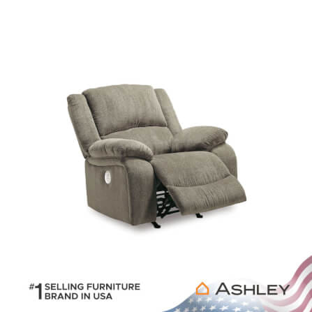 โซฟาปรับเอนนอน ไฟฟ้า 1 ที่นั่ง ASHLEY FURNITURE HOMESTORE รุ่น DRAYCOLL/1RM สีน้ำตาลอ่อน_3