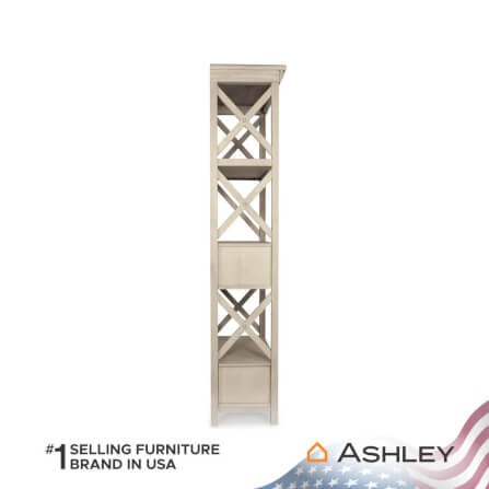 ตู้สูง บานผสม ASHLEY FURNITURE HOMESTORE รุ่น BOLANBURG/64 สีขาววินเทจ_4