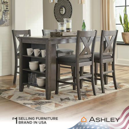 โต๊ะบาร์ ASHLEY FURNITURE HOMESTORE รุ่น CAITBROOK/152 สีน้ำตาลเข้ม_4