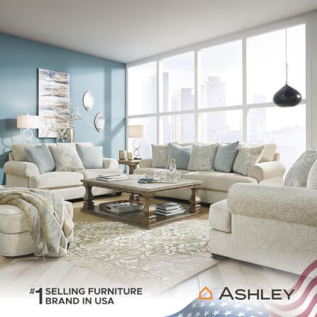 โซฟา 3 ที่นั่ง ASHLEY FURNITURE HOMESTORE รุ่น MONAGHAN/3 สีเบจ_4