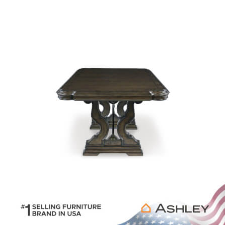 โต๊ะอาหาร ปรับขนาดได้ ASHLEY FURNITURE HOMESTORE รุ่น MAYLEE/183-275 สีน้ำตาลเข้ม_4