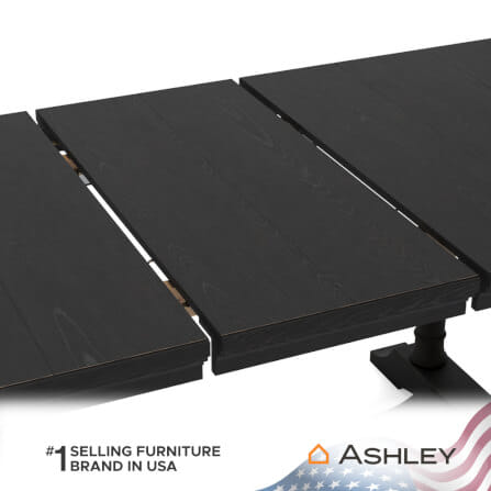 โต๊ะอาหาร ปรับขนาดได้ ASHLEY FURNITURE HOMESTORE รุ่น WELLTERN/192-235 สีดำ_4