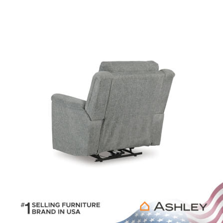 โซฟาปรับเอนนอน ไฟฟ้า 1 ที่นั่ง ASHLEY FURNITURE HOMESTORE รุ่น OVERFLOW/1RM สีเทา_4