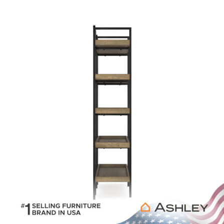 ชั้นวางหนังสือ ASHLEY FURNITURE HOMESTORE รุ่น MONTIA สีดำ_4