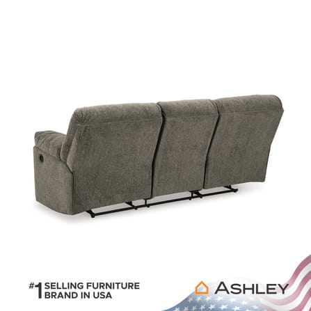 โซฟาปรับเอนนอน 3 ที่นั่ง ASHLEY FURNITURE HOMESTORE รุ่น ALPHONS/3RR สีน้ำตาล_4