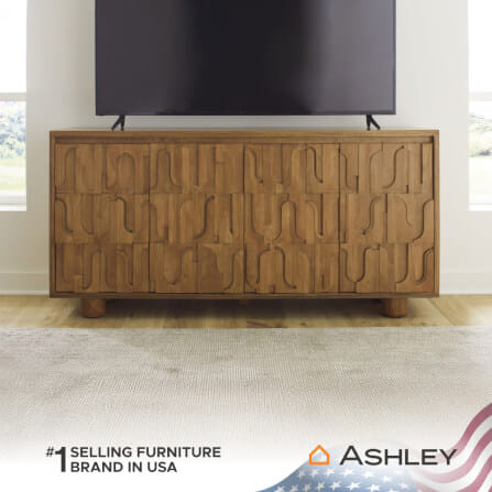ตู้เตี้ยบานเปิด ASHLEY FURNITURE HOMESTORE รุ่น GADBURG/167 สีน้ำตาล_5