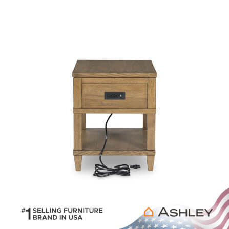 โต๊ะข้าง ASHLEY FURNITURE HOMESTORE รุ่น SHARLANCE/50 สีน้ำตาลอ่อน_5