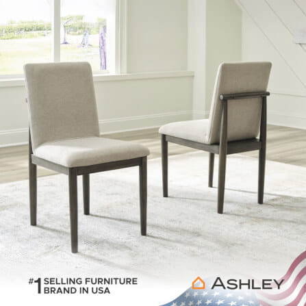 เก้าอี้ทานข้าว ASHLEY FURNITURE HOMESTORE รุ่น ARKENTON สีเบจ_5