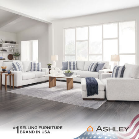 โซฟา 3 ที่นั่ง ASHLEY FURNITURE HOMESTORE รุ่น BELVOIR/3 สีขาว_5