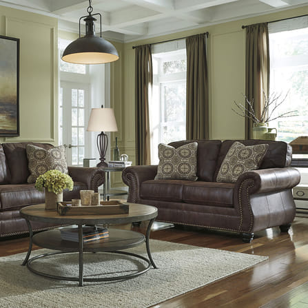 โซฟา 2 ที่นั่ง ASHLEY FURNITURE HOMESTORE รุ่น BREVILLE/2 สีน้ำตาลเข้ม_5