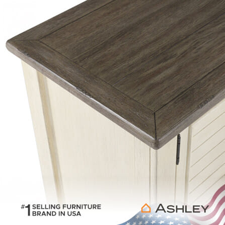 ตู้วางทีวี ASHLEY FURNITURE HOMESTORE รุ่น BOLANBURG/200 สีขาววินเทจ_5