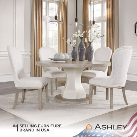 โต๊ะอาหาร ASHLEY FURNITURE HOMESTORE รุ่น JORLAINA/152 สีไม้ธรรมชาติ_5