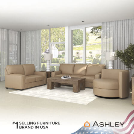 โซฟาหมุนได้ 1 ที่นั่ง ASHLEY FURNITURE HOMESTORE รุ่น PADOVA-O/1 สีน้ำตาล_5