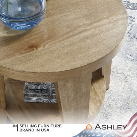 โต๊ะข้าง ASHLEY FURNITURE HOMESTORE รุ่น KRISTILAND/66 สีน้ำตาลอ่อน_5
