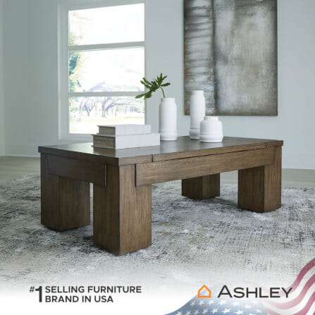 โต๊ะกลาง พร้อมลิฟท์ท็อป ASHLEY FURNITURE HOMESTORE รุ่น ROSSWAIN/137 สีน้ำตาล_5