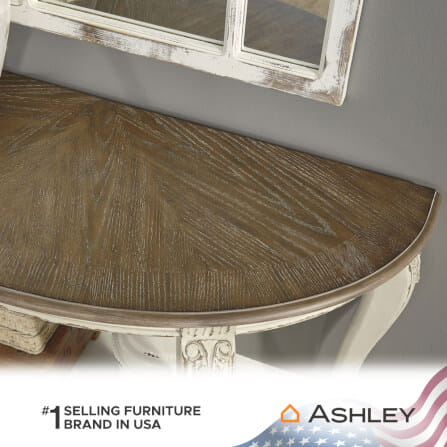 โต๊ะคอนโซล ASHLEY FURNITURE HOMESTORE รุ่น REALYN/121 สีขาววินเทจ_5