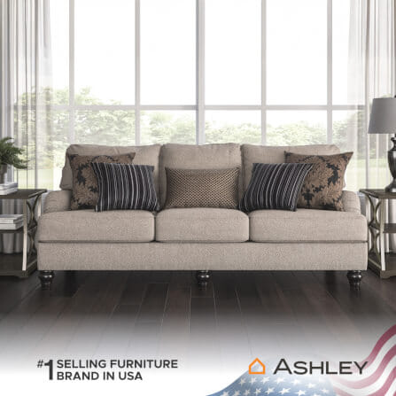 โซฟา 3 ที่นั่ง ASHLEY FURNITURE HOMESTORE รุ่น FERMOY/3 สีน้ำตาลอ่อน_5