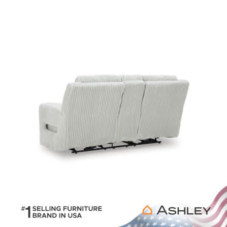 โซฟาปรับเอนไฟฟ้า 2 ที่นั่งพร้อมที่วางแขน ASHLEY FURNITURE HOMESTORE รุ่น TWINBROOKE/2RRM สีเทาอ่อน_5
