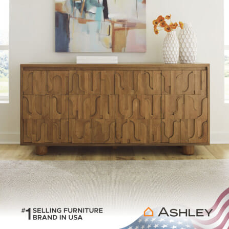 ตู้เตี้ยบานเปิด ASHLEY FURNITURE HOMESTORE รุ่น GADBURG/167 สีน้ำตาล_6