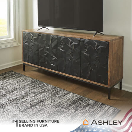 ตู้เตี้ยบานเปิด ASHLEY FURNITURE HOMESTORE รุ่น DORANNBY/177 สีน้ำตาล_7