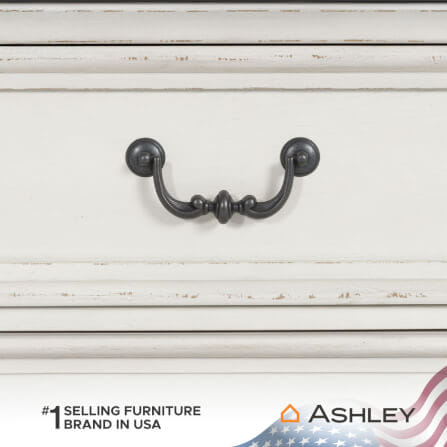 ตู้วางทีวี ASHLEY FURNITURE HOMESTORE รุ่น REALYN/200 สีขาววินเทจ_7