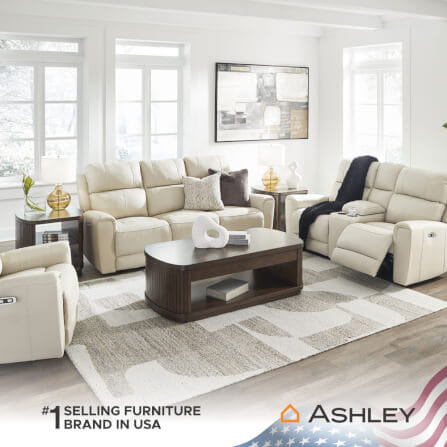 โซฟาปรับเอนไฟฟ้า 2 ที่นั่งพร้อมที่วางแขน ASHLEY FURNITURE HOMESTORE รุ่น DAHLMOORE/2RRM สีครีม_7