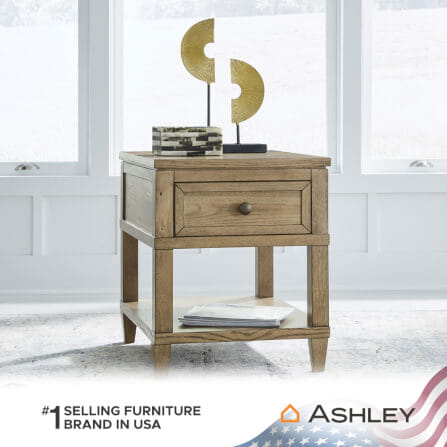 โต๊ะข้าง ASHLEY FURNITURE HOMESTORE รุ่น SHARLANCE/50 สีน้ำตาลอ่อน_8