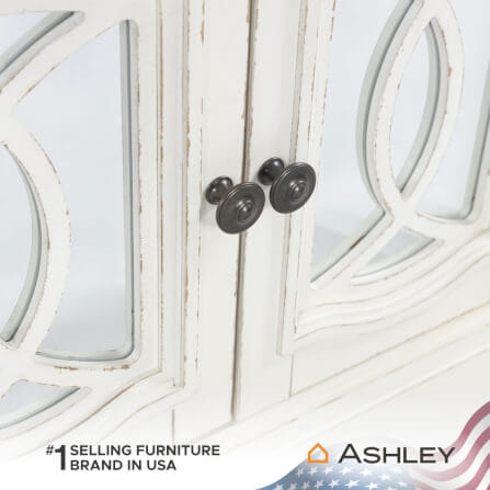 ตู้วางทีวี ASHLEY FURNITURE HOMESTORE รุ่น REALYN/200 สีขาววินเทจ_8