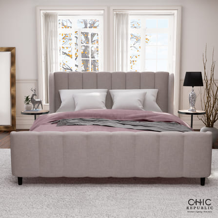 เตียง 6 ฟุต CHIC REPUBLIC รุ่น ROGAN/180 สีครีม_7